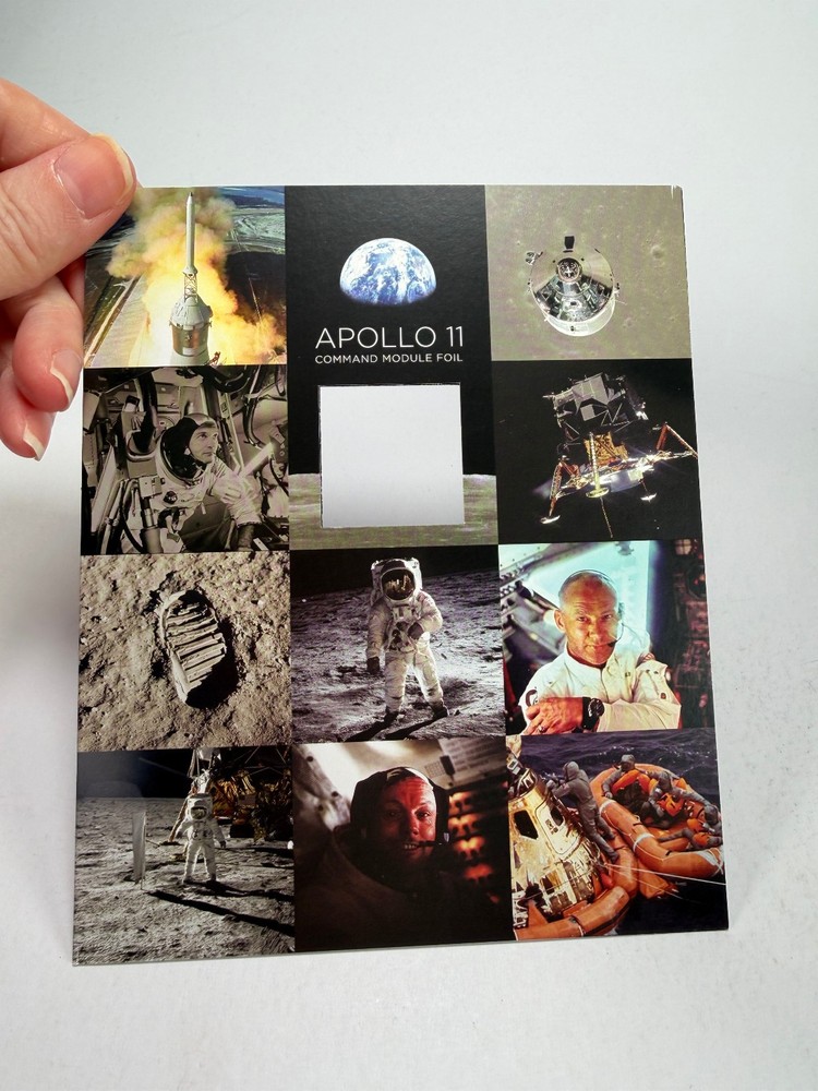 Apollo 11 Command Module Foil - Mission-Flown Material