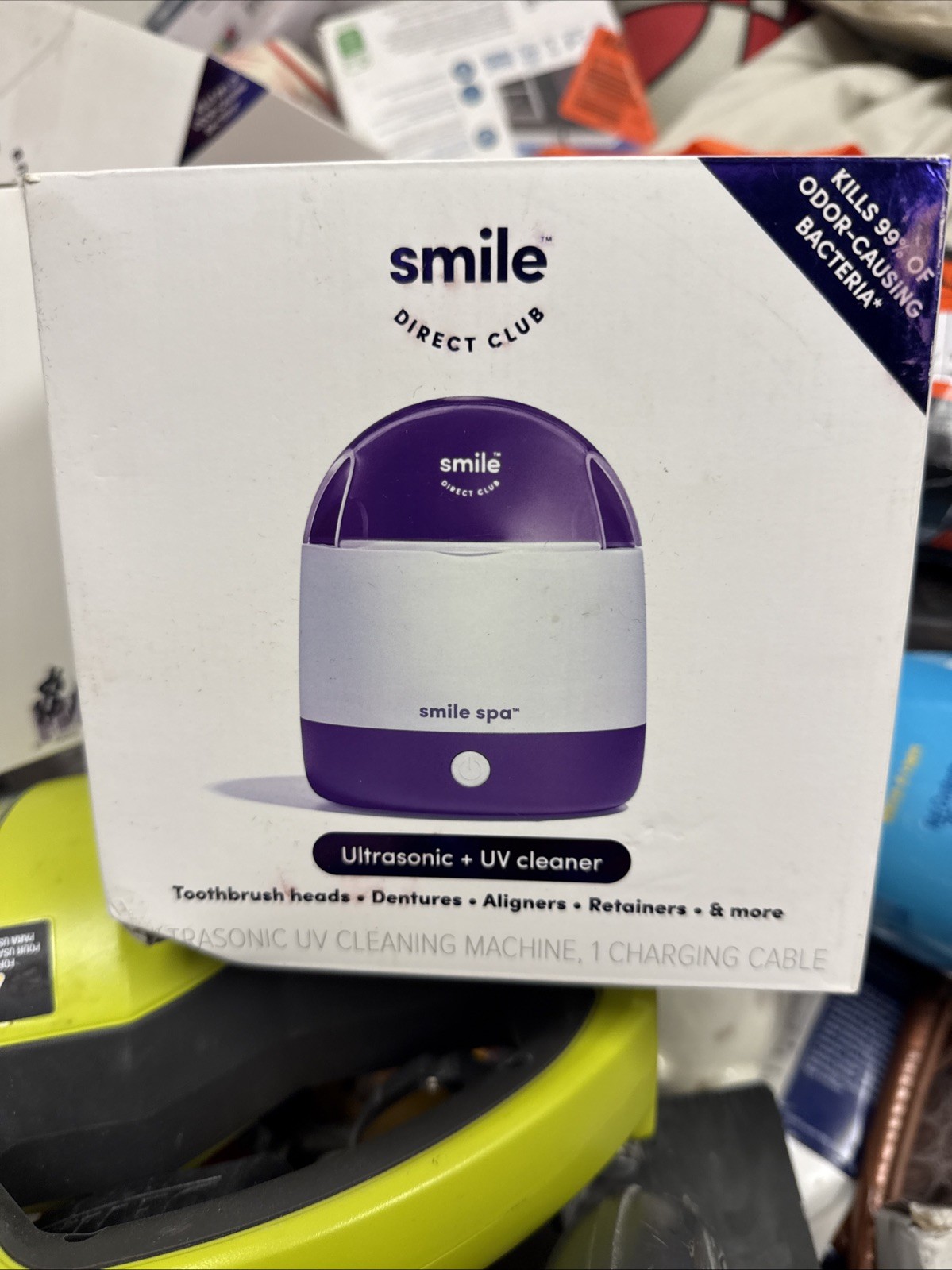 Smile Direct Club Ultrasonic UV Cleaner Machine For Alingers, Retainers,