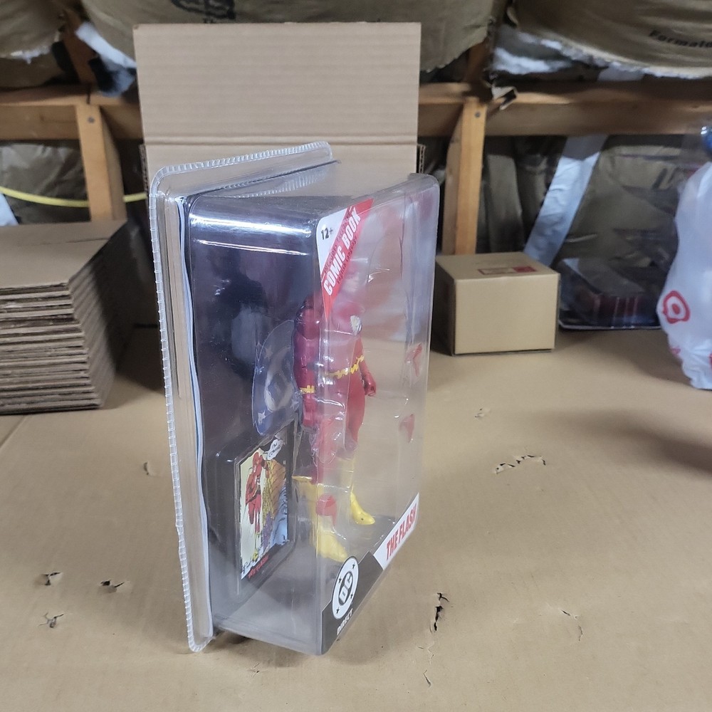 DC Direct DC Comics The Flash Page Punchers Figure Plastic Boxed Comic Book