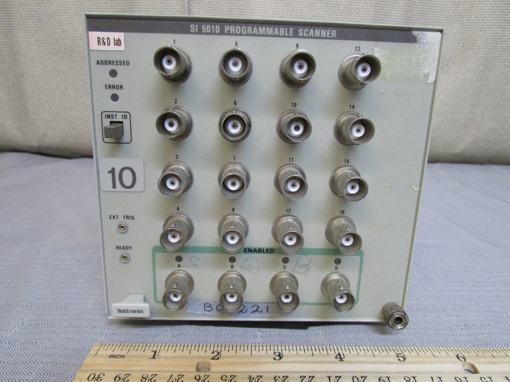 Tektronix Oscilloscope Plugin Module SI-5010 Programmable Scanner s/n B011221