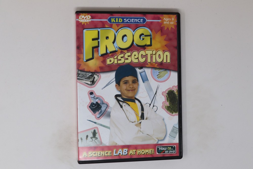 Kid Science Frog Dissection Educational DVD Ages 9 and Up