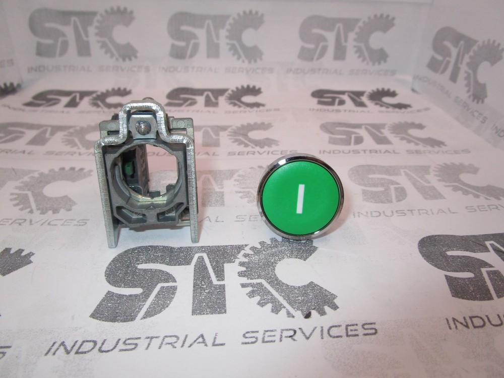 XB4BA3311 SCHNEIDER 22mm, Harmony, Push Button, spring return, green, marked I