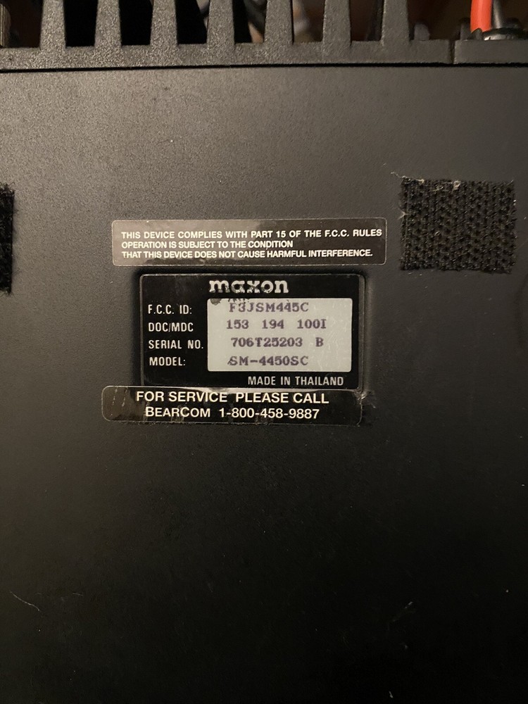 maxon sm radio model 4450