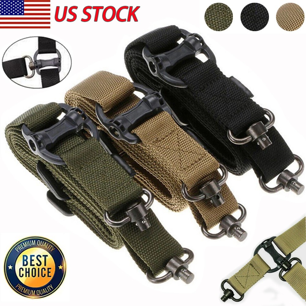 Retro Adjustable 1.2" Quick Detach QD 1 or 2 Point Tactical Rifle Sling