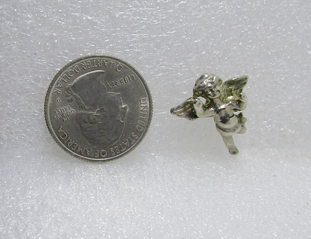 Angel Silver Tone Pin