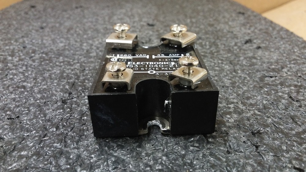 NTE Electronics RS3-D40-2 Solid State Relay with Heatsink