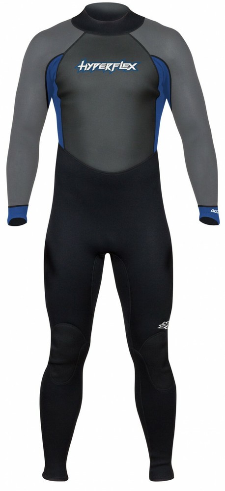HYPERFLEX ACCESS 3/2 BZ Men's Wetsuit - Blue/Grey - Large - NWT