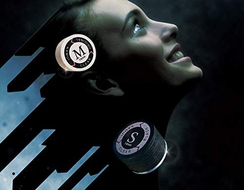 Clear Black Laminated Pool Billiard CUE TIP - 1 pc Soft 14 mm