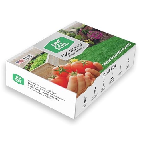 MySoil Test Kit PRO Pack: Complete Soil pH Nutrient Analysis for Garden & Lawn