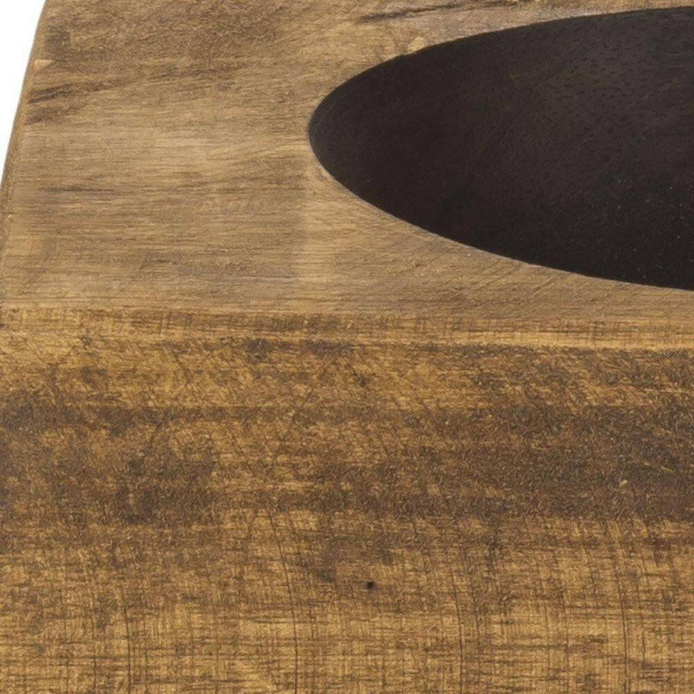 Brown Wood Pillar Single-Pack