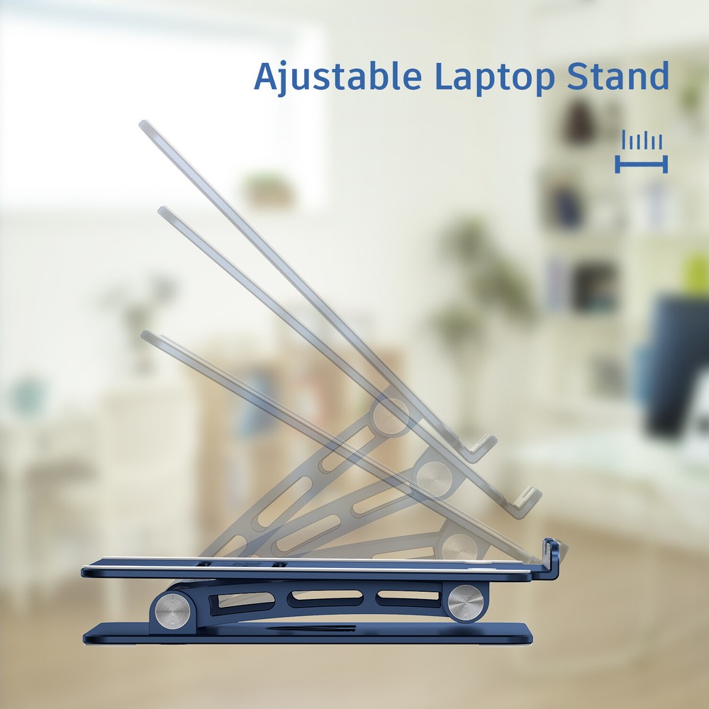 Portable Adjustable Notebook Table Bracket Stand Holde Folding Laptop Riser