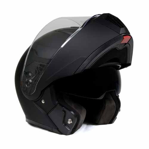 Milwaukee Helmets MPH9812DOT Menace Advanced Modular Helmet with Drop Down Visor
