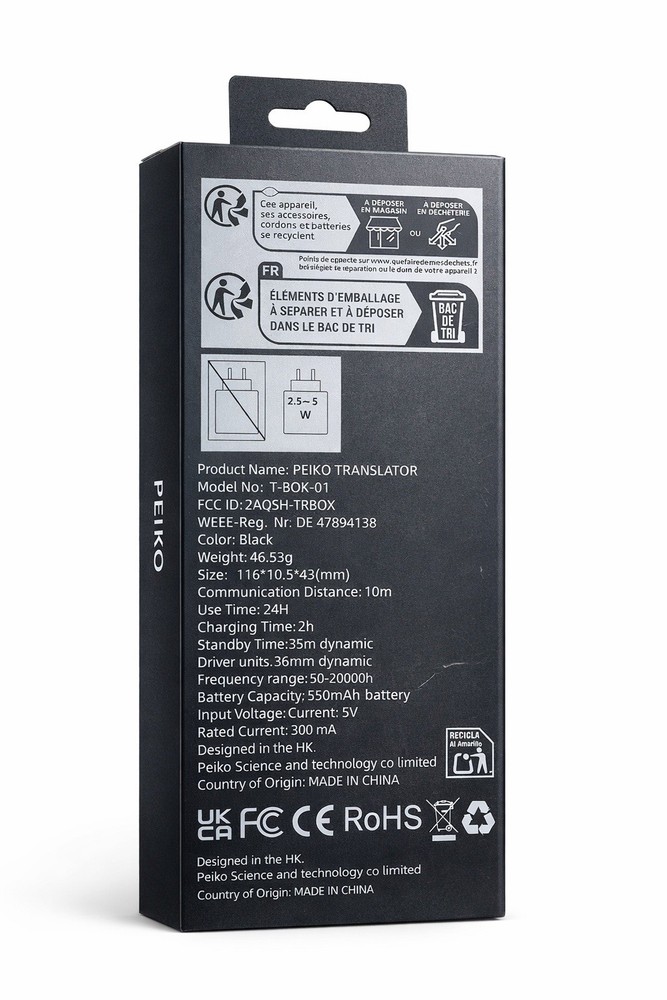 Language Translator Device – 2-Way Voice AI, 75+ Languages, Portable