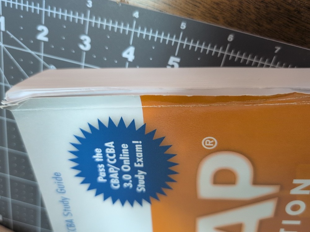 CBAP Certification Study Guide v3.0 msrp $89 some cover wear