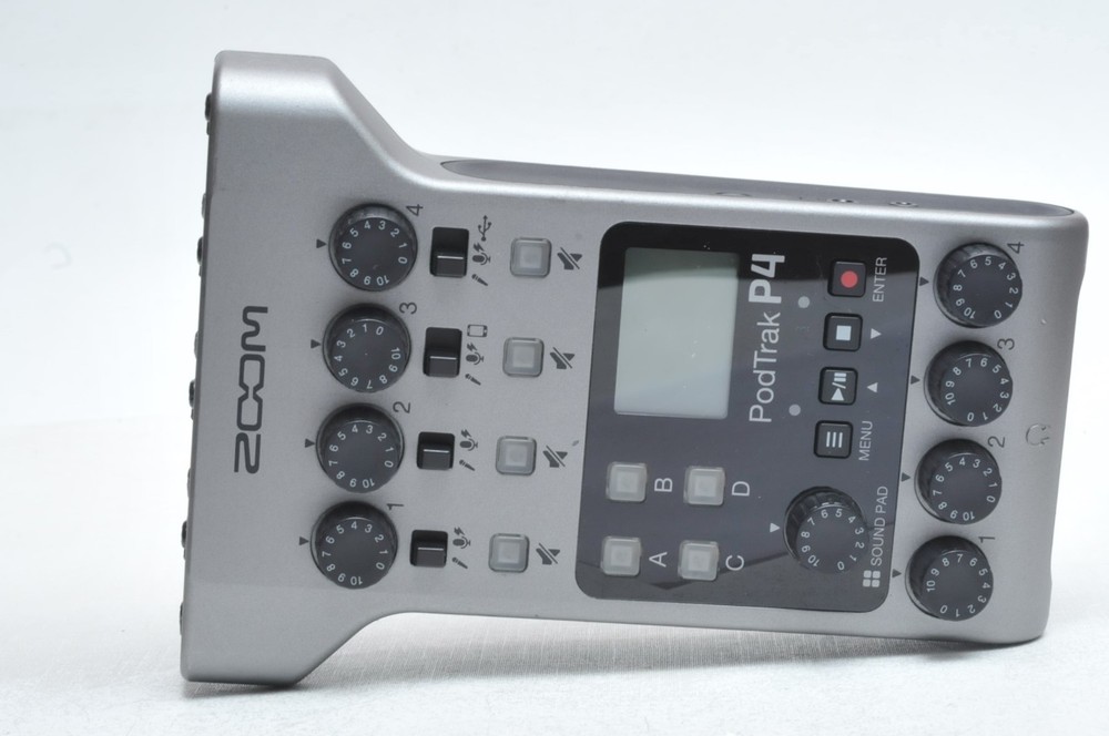 Zoom PodTrak P4 Portable Multitrack Podcast Recorder
