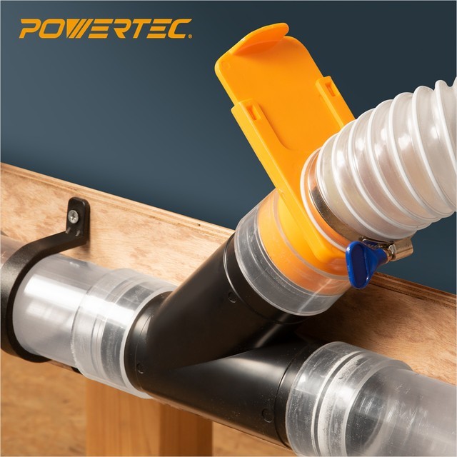 4" Three-Machine Dust Collection Kit
