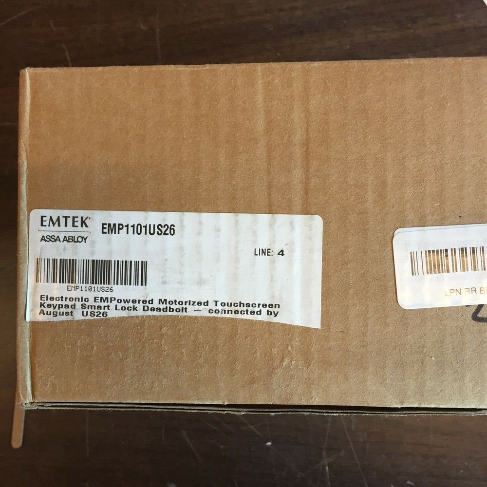 Emtek Smart Touchscreen Deadbolt Connected By August EMP1101-US26 EMPowered