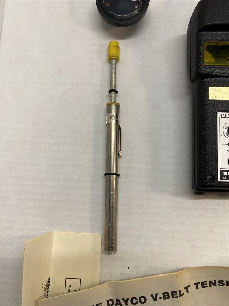 SHIMPO DT-105 Tachometer with case Untested