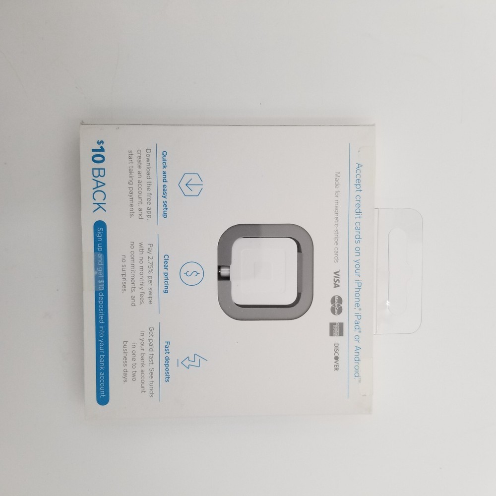 Square A-PKG-0206-01 Credit Debit Card Reader