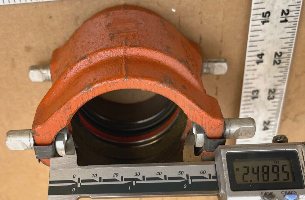 Victaulic P/N V960-2X2-PEC Plain End Coupling, Style 960