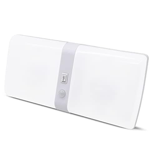 Square RV Motion Sensor Light - 7W Double Dome with Sensor, 4000K Nature White