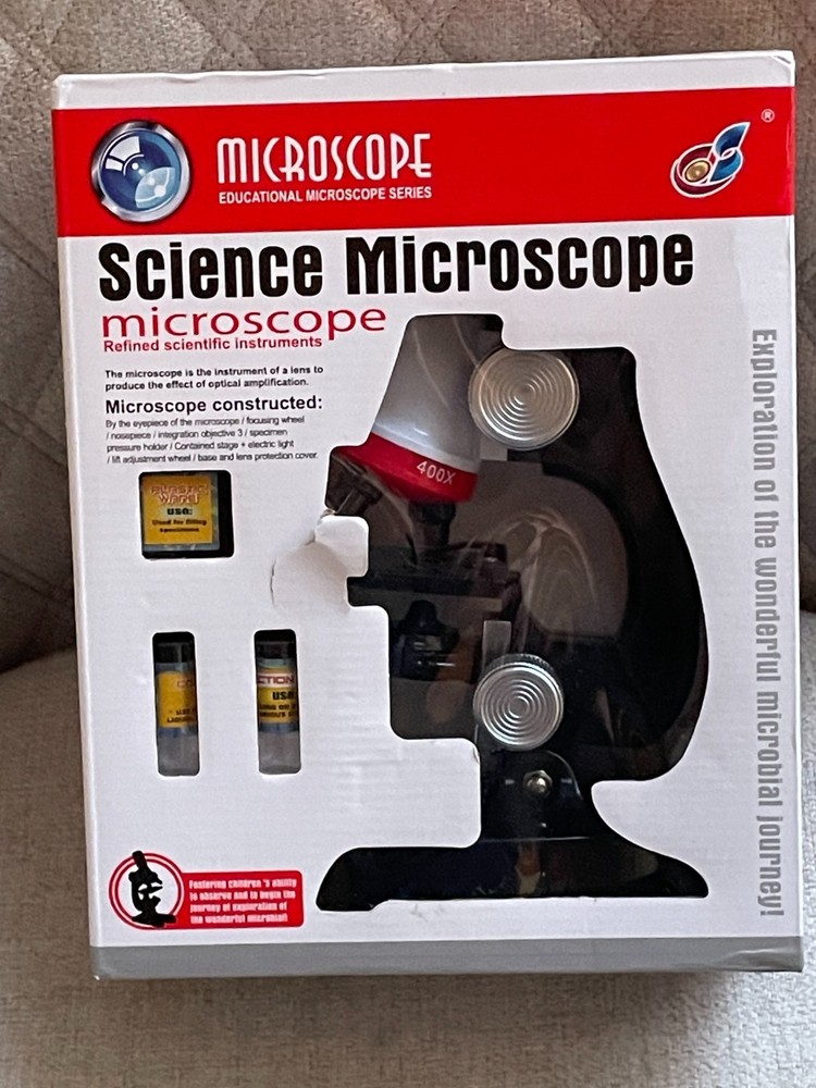 SCIENCE MICROSCOPE KIDS EDUCATIONAL MICROSCOPE 1200X NEW IN BOX