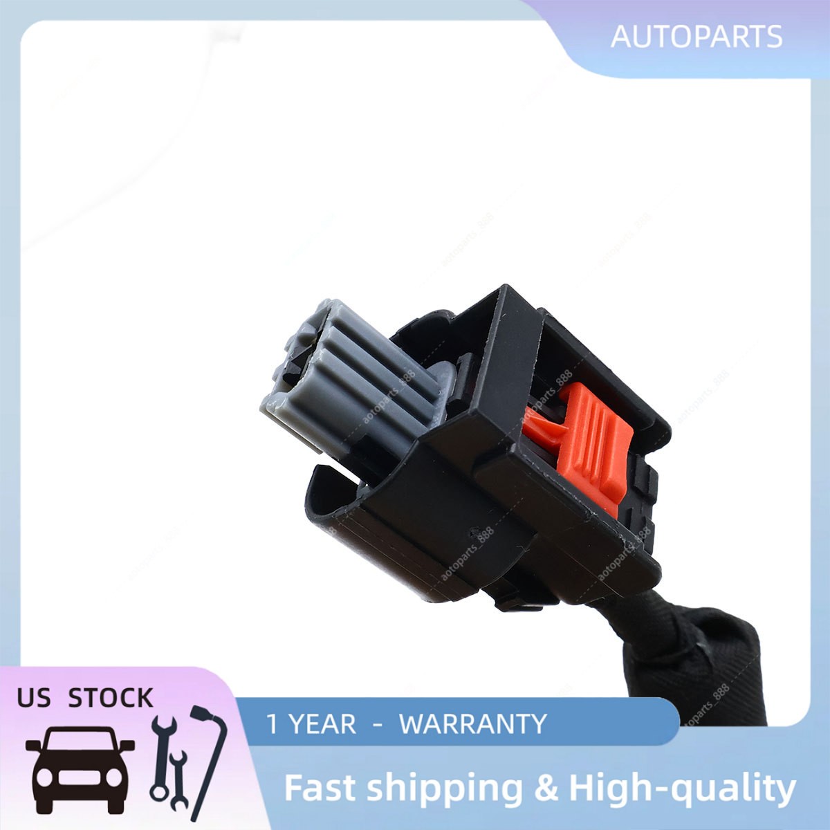 Fit 15-24 Ford Edge LEFT Rear Parking Brake Jumper Wiring Harness