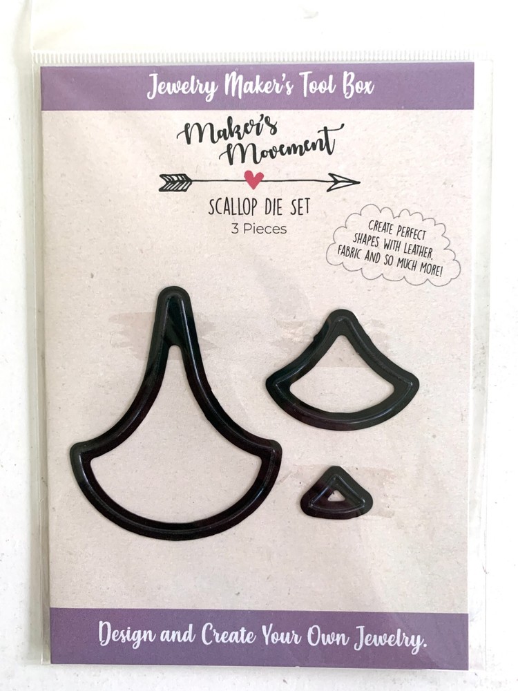 6 Pkgs Jewelry Maker's Tool Box Dies 6 Shapes Multiple Sizes per Shape