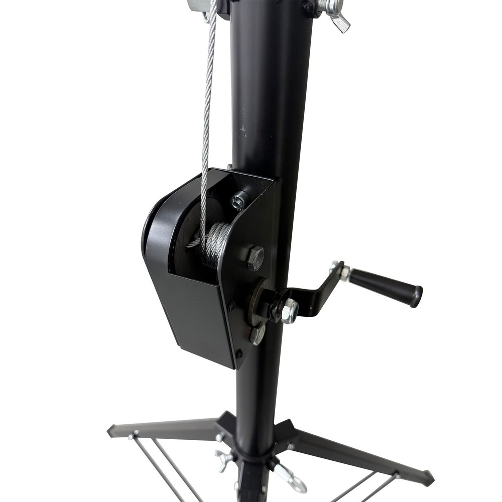 1pc Hand Crank Short Rod Support 5.9ft-13ft Stage Light Stand Loading 176lbs