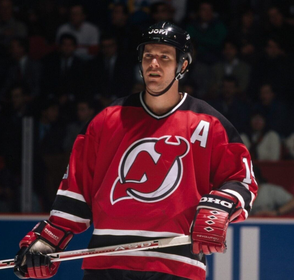 1992-2017 New Jersey Devils red jersey alternate captain A patch