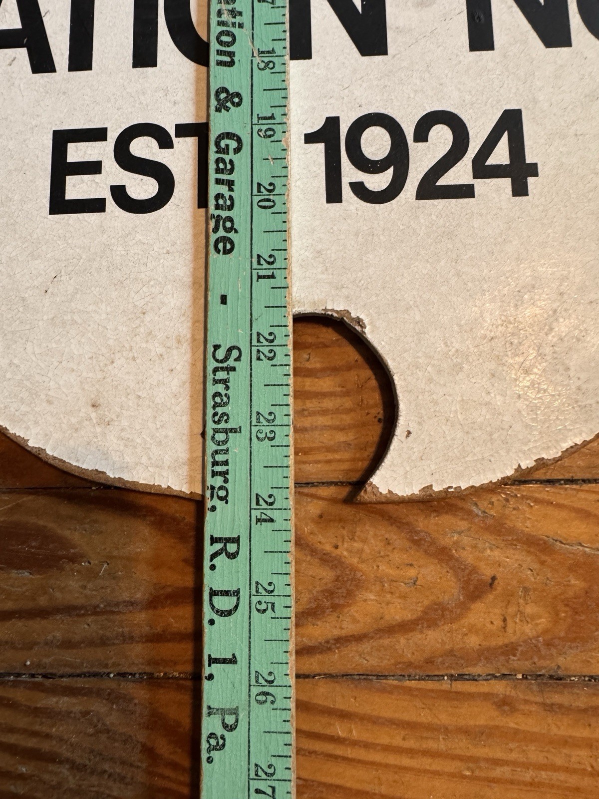 Vintage Dauphin Oil Co Sign Wood Single Face