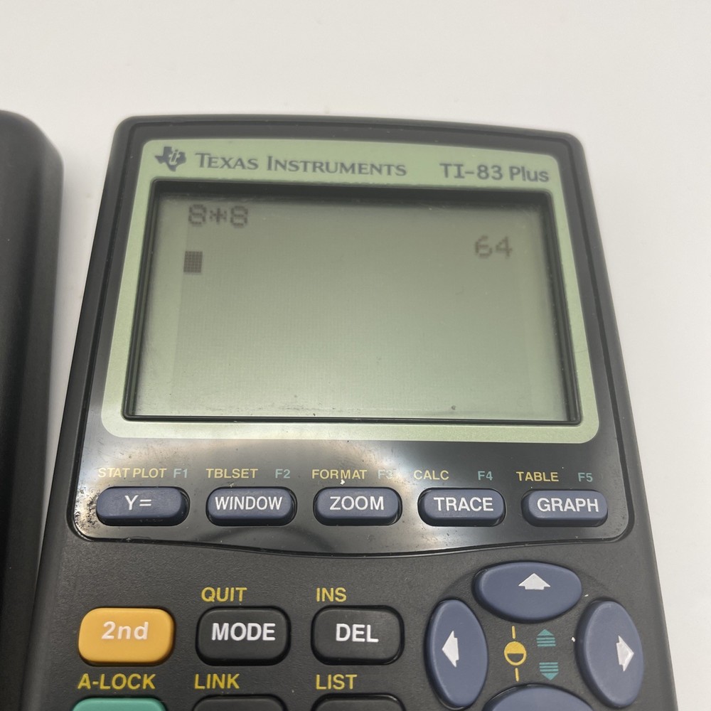 Texas Instruments TI-83 Plus Edition Graphing Calculator Black Used