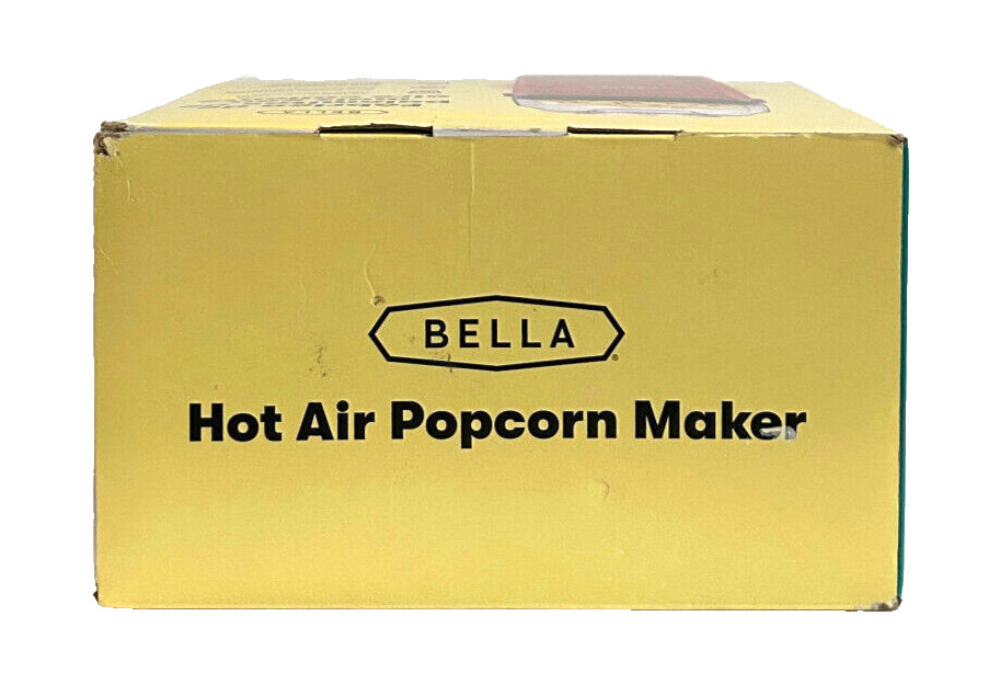 Bella Hot Air Popcorn Maker Complete in Box, Pre-owned