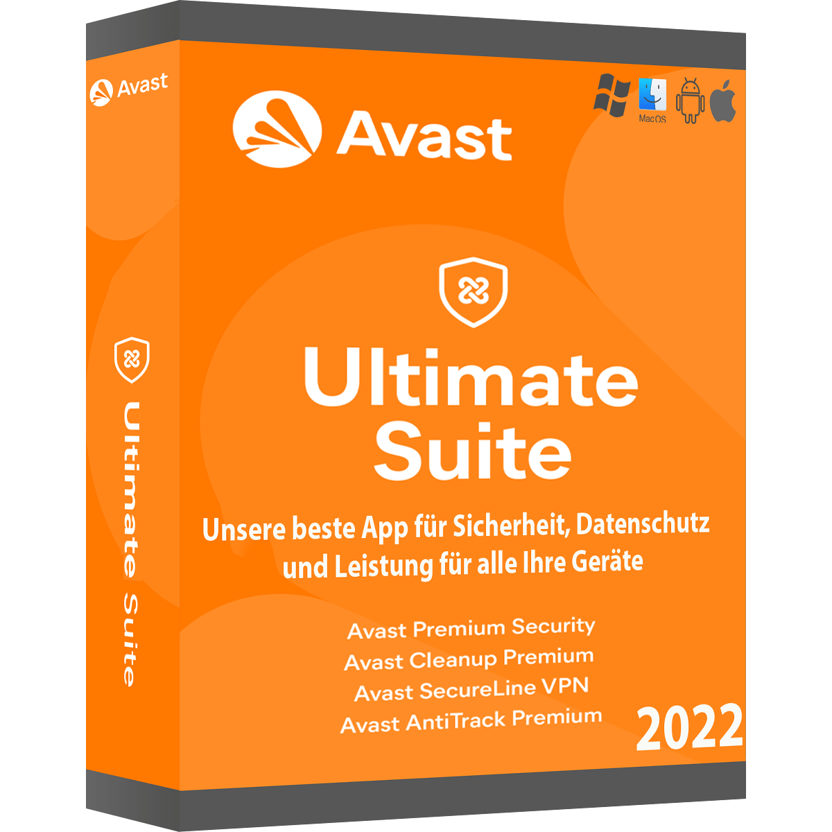 AVAST Ultimate 2024 10 Geräte 2 Jahre | Mehrere Geräte | Antivirus 2025 DE avast
