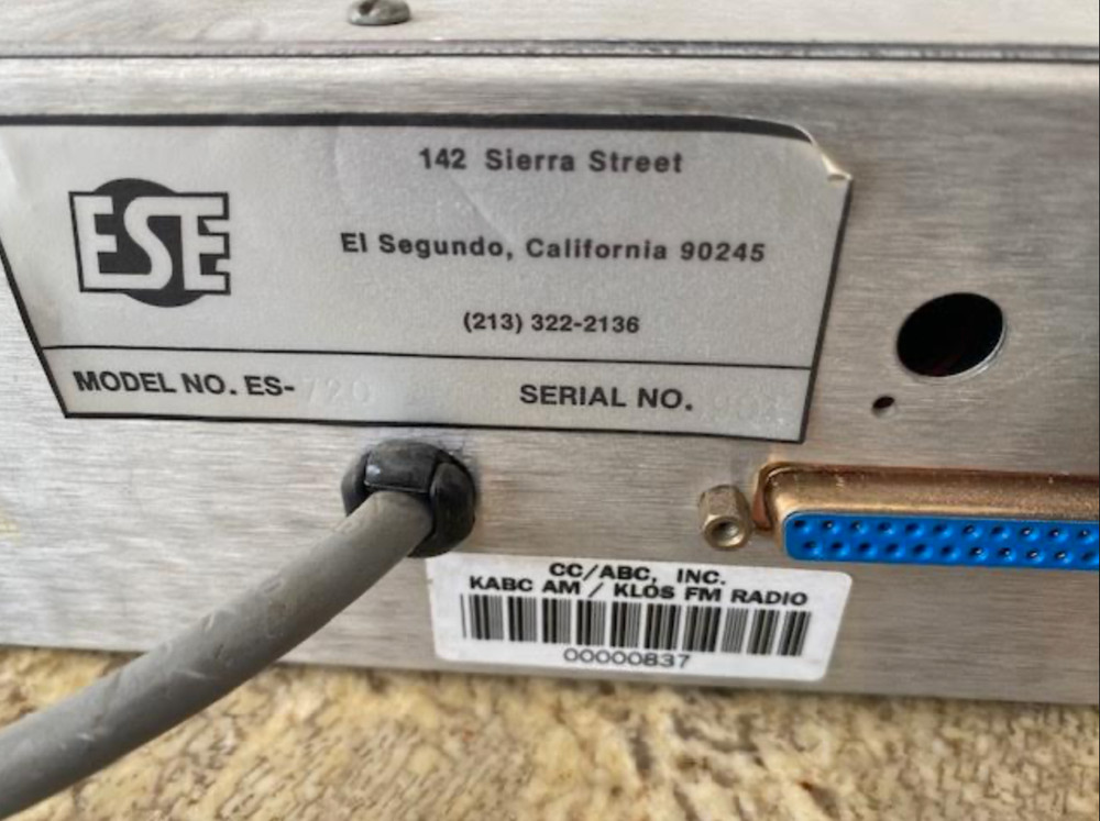 ESE model es-720 clock