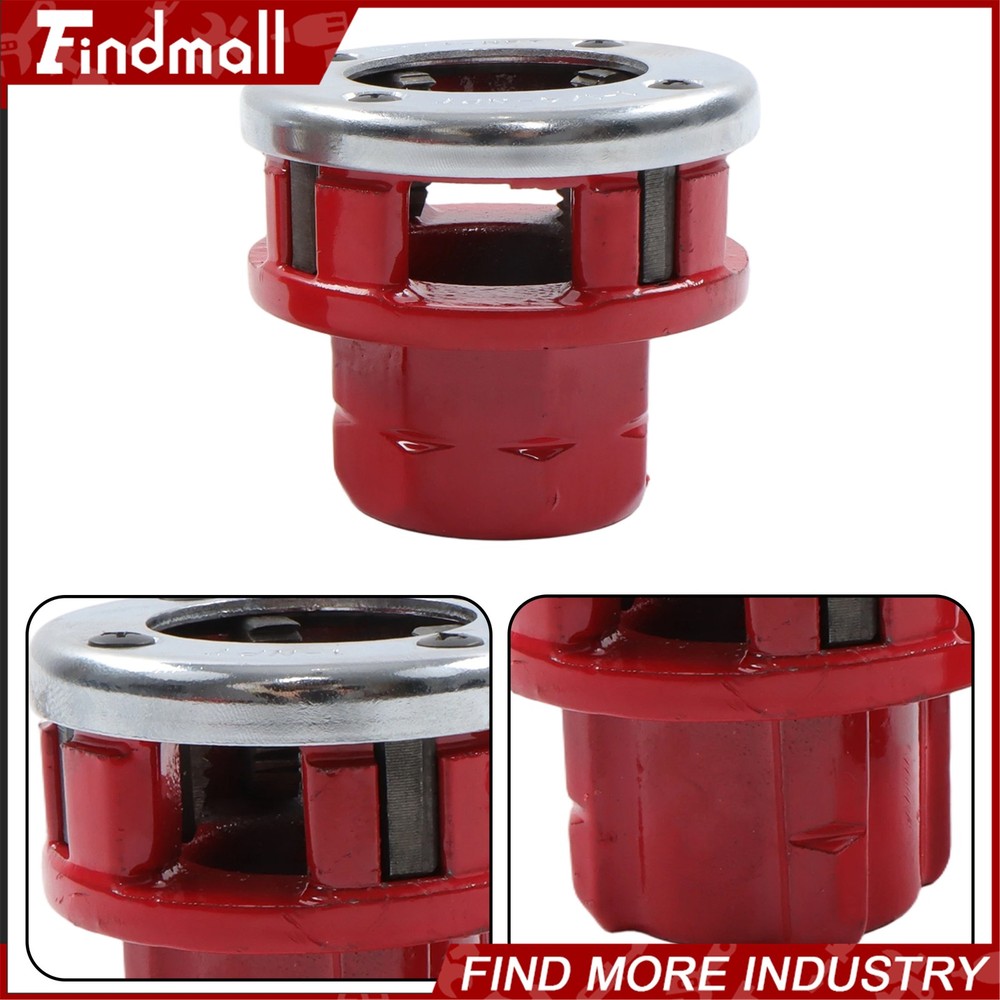 Findmall 7 Size Pipe Threader W/ Handle Pipe Threader Threading 3/8" To 2" Dies
