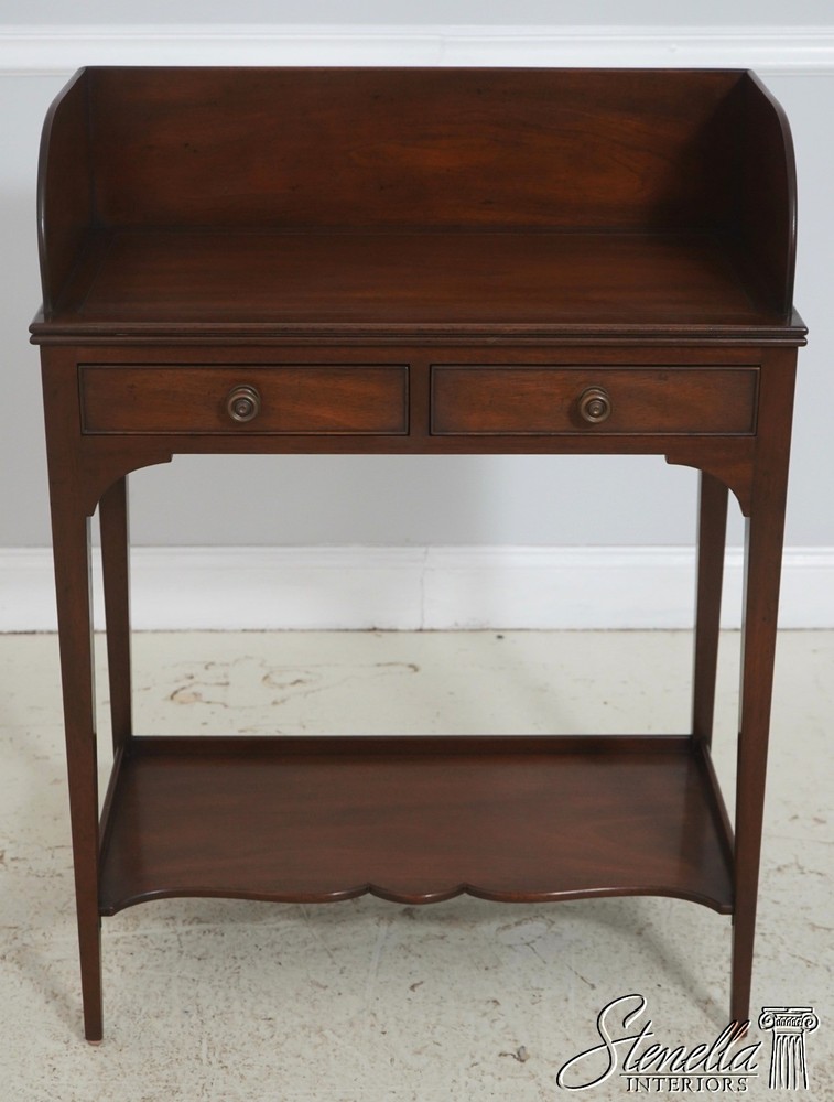L71683: KITTINGER 2 Drawer Mahogany Serving Table