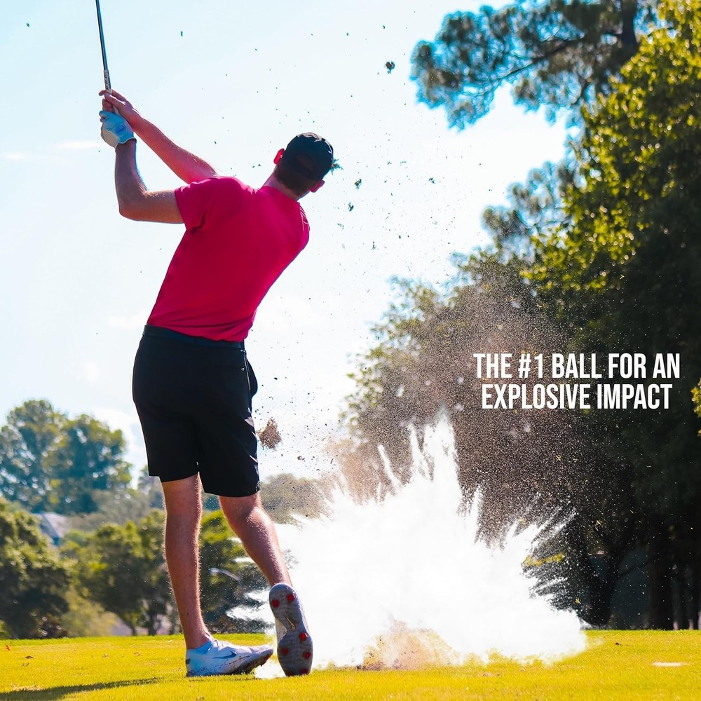Exploding Balls - Prank Balls That Explode on Impact - Funny Joke for Golfers (S