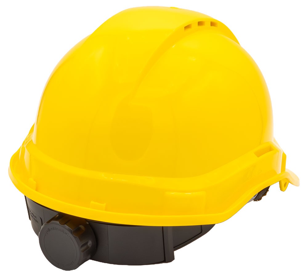 (2 Pack) Safety Helmet - Yellow (Type 1 ABS Material)