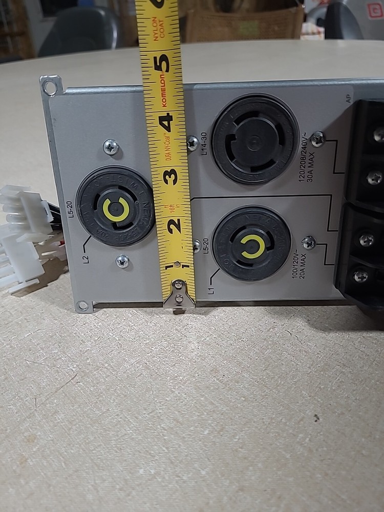 APC AP Back Panel Breaker Output 120 208 240v