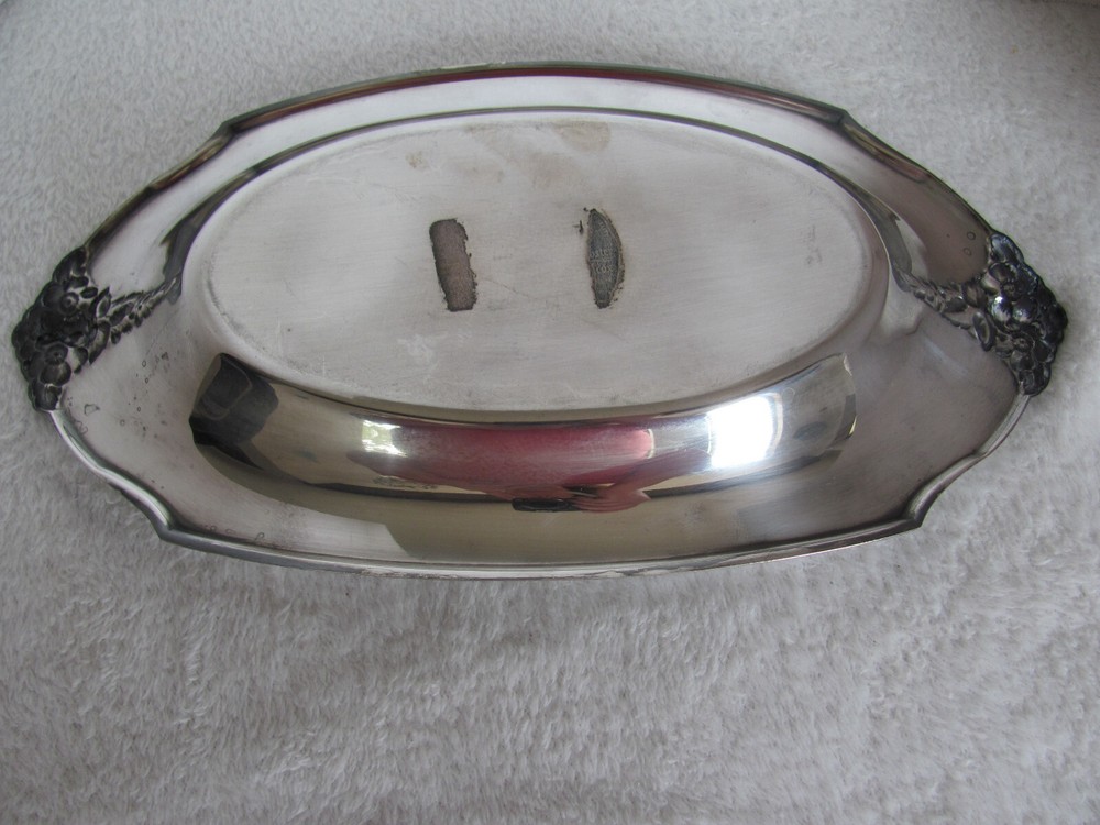 Vintage Webster Wilcox Silverplated Serving Tray/Platter 13 1/4" x 7"