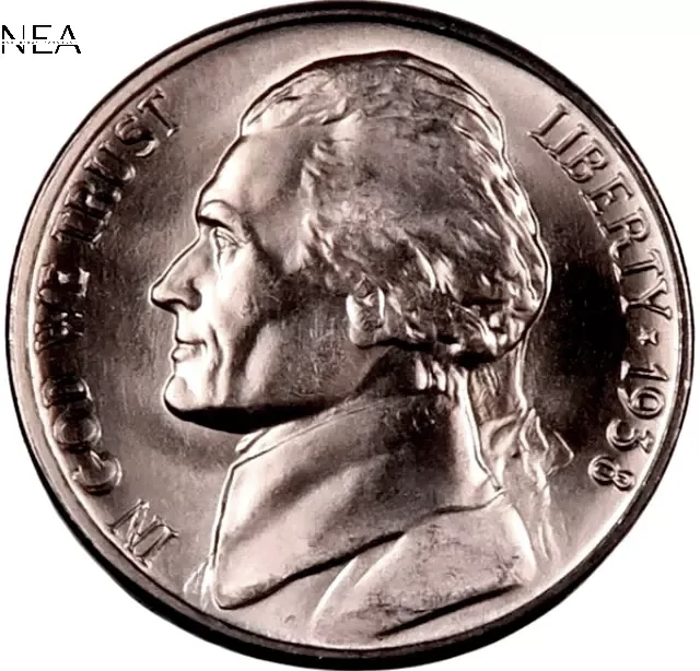 1938-D Jefferson Nickel ~ Gem BU ~ Better Date!