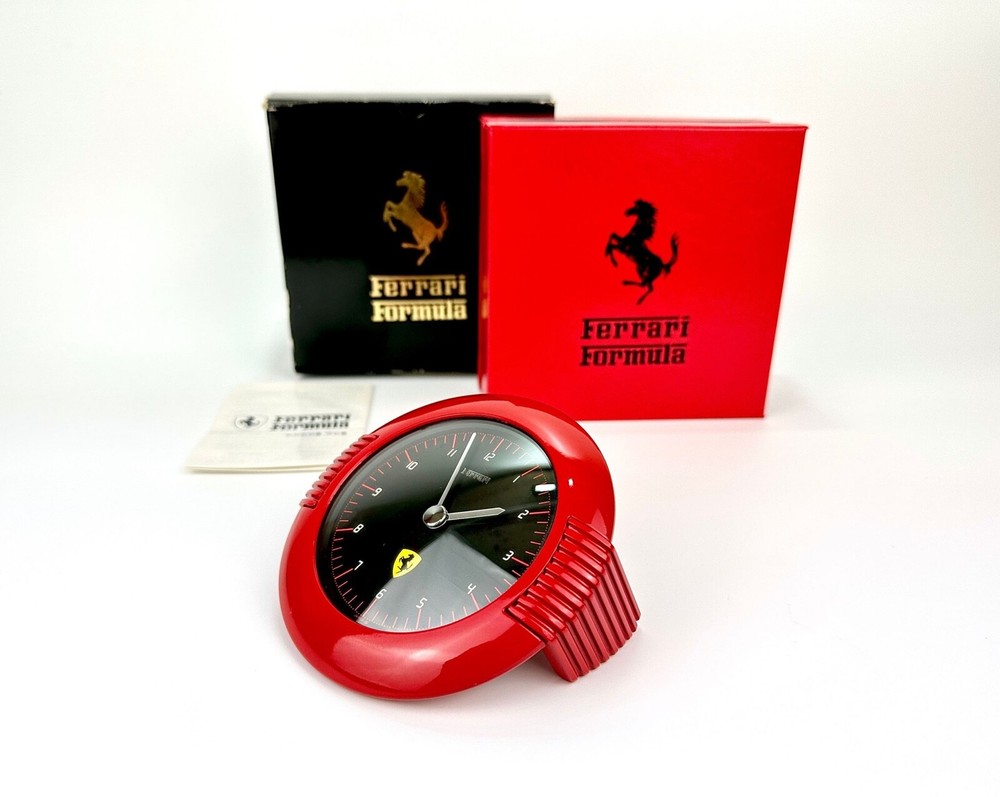 Ferrari Formula F40 NOS table clock box
