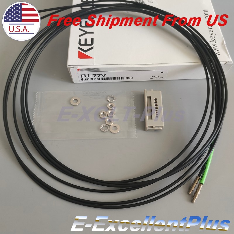 For Keyence FU-77V Transmissive Fiber Optic Sensor Amplifier Switch Digital Unit