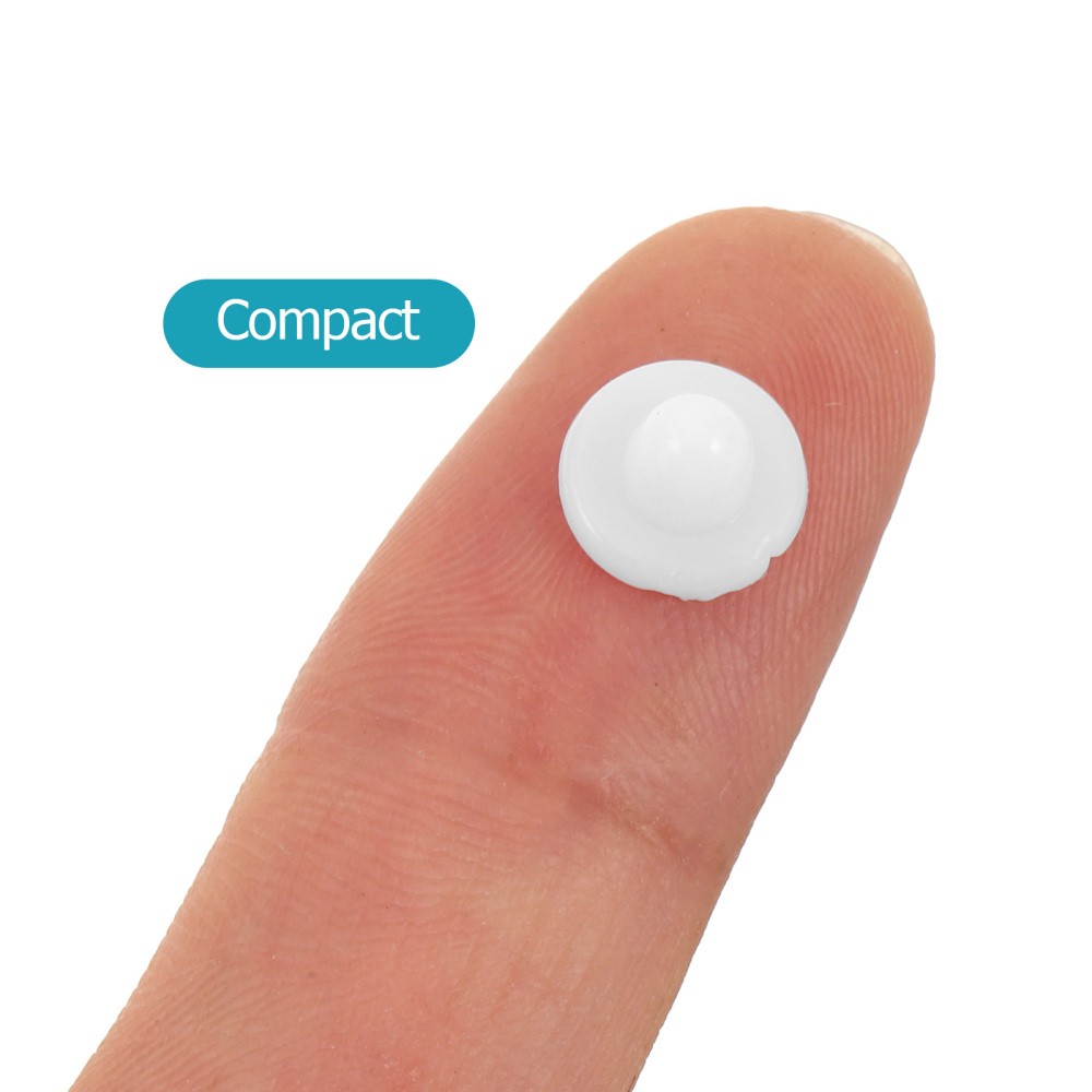 100pcs White Silicone Flat Earring Backings - Secure Earring Back Stopper Disc