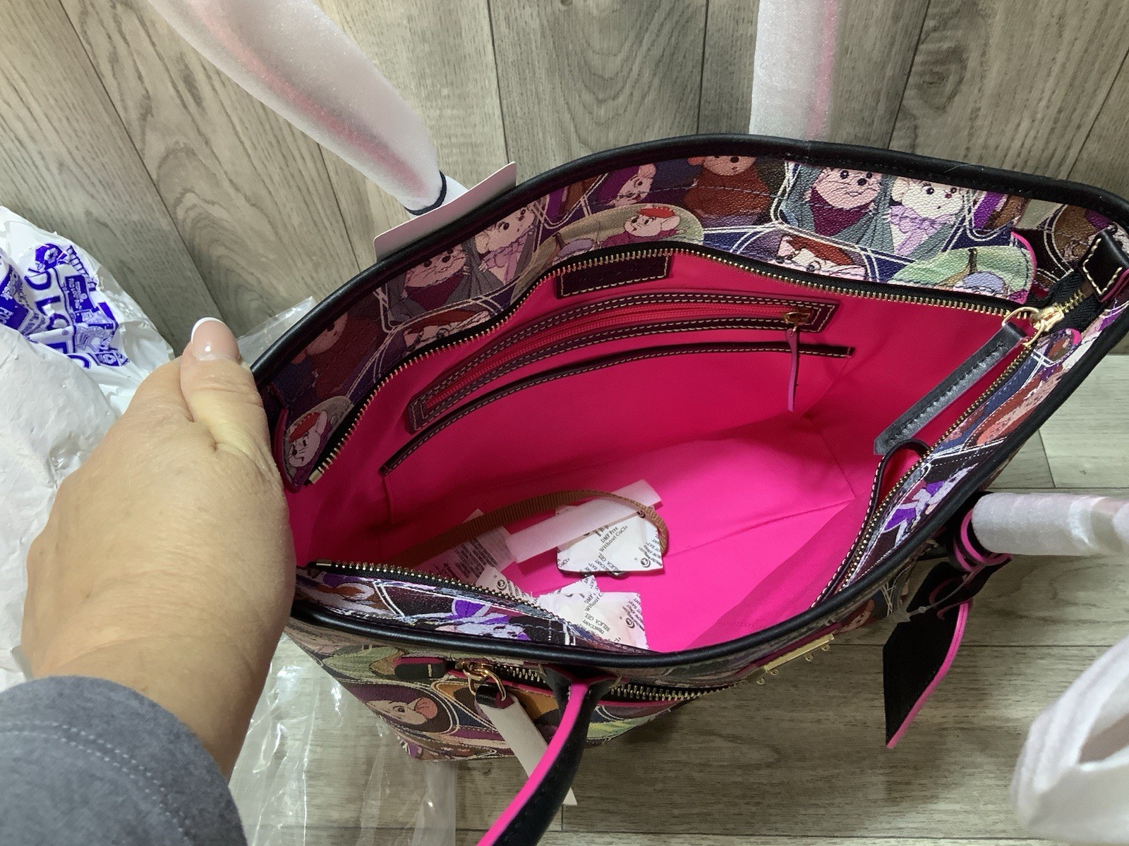 Dooney & Bourke Disney The Rescuers Tote Bag Purse NWT