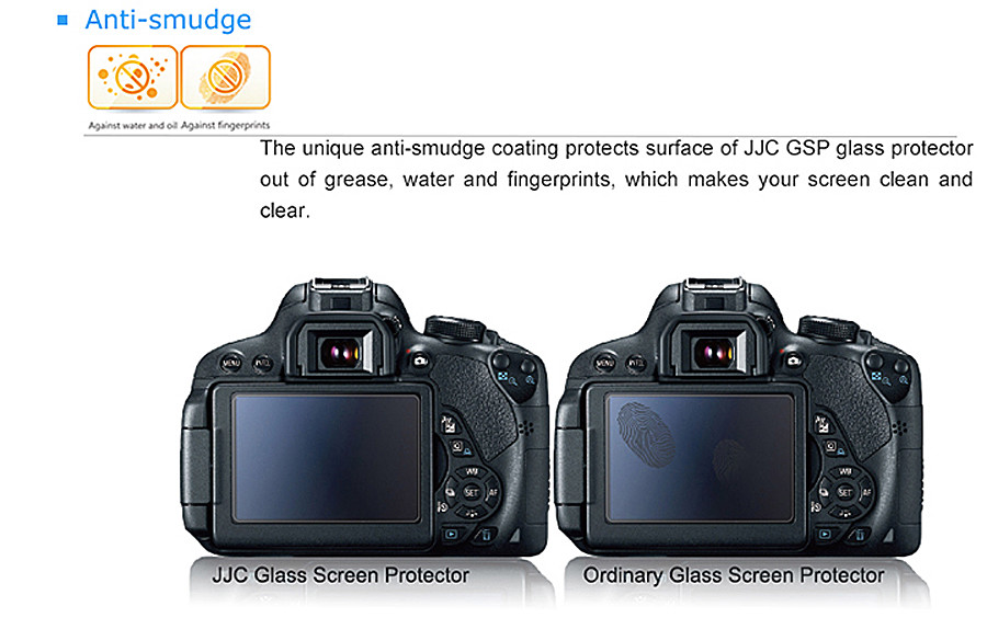 JJC GSP-GM Ultra-Thin Optical Glass LCD Protector for PANASONIC Lumix GM GX7 G6
