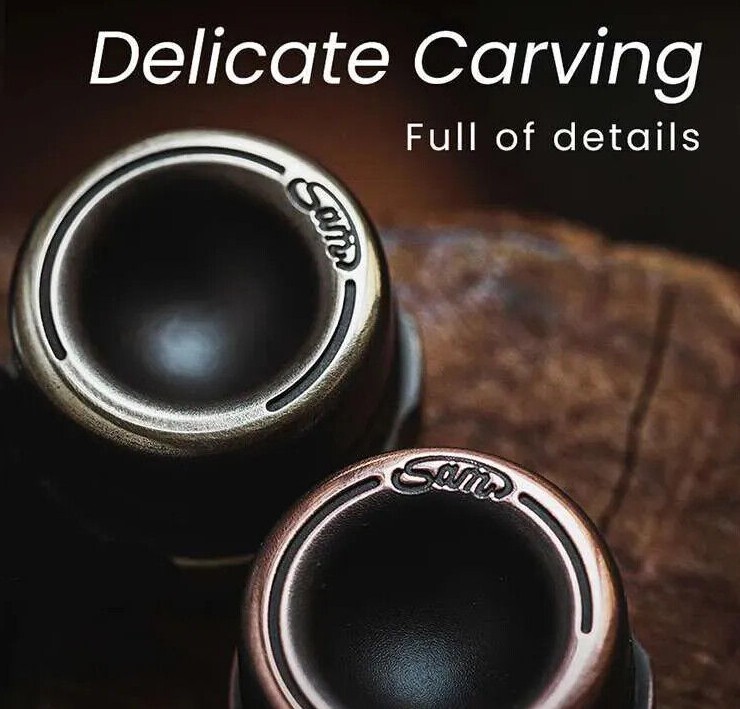 LAUTIE SAM Ring Metal Gyro Fidget Spinner Devil's Son EDC Finger Rotation Toys