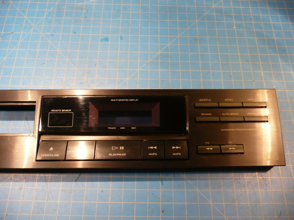Sansui CD-X105 CD Player Replacement Parts Front Face Panel
