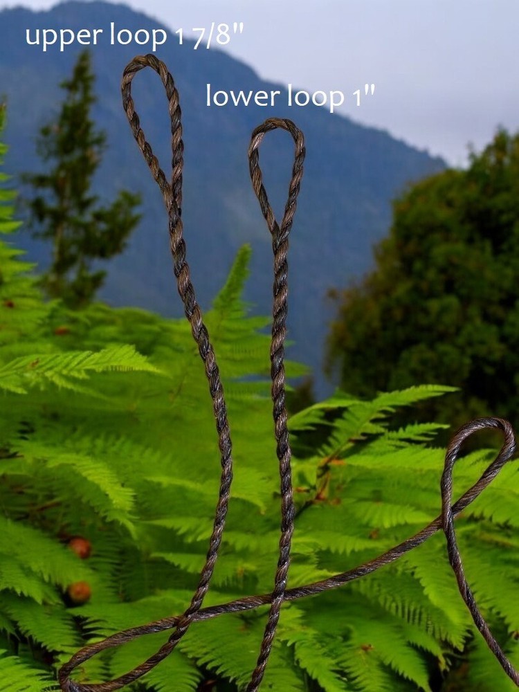 Flemish Twist Bowstring B55 / DARK BROWN & BLACK / PICK STRING LENGTH! $15.95